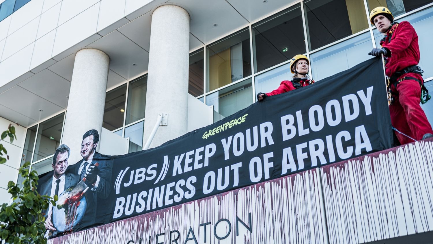 Greenpeace targets JBS in Amsterdam over Nigeria plans