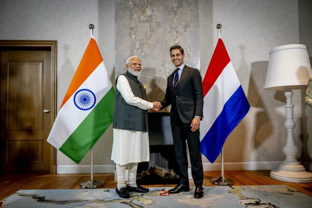 Indian prime minister meets with Jetten on state visit