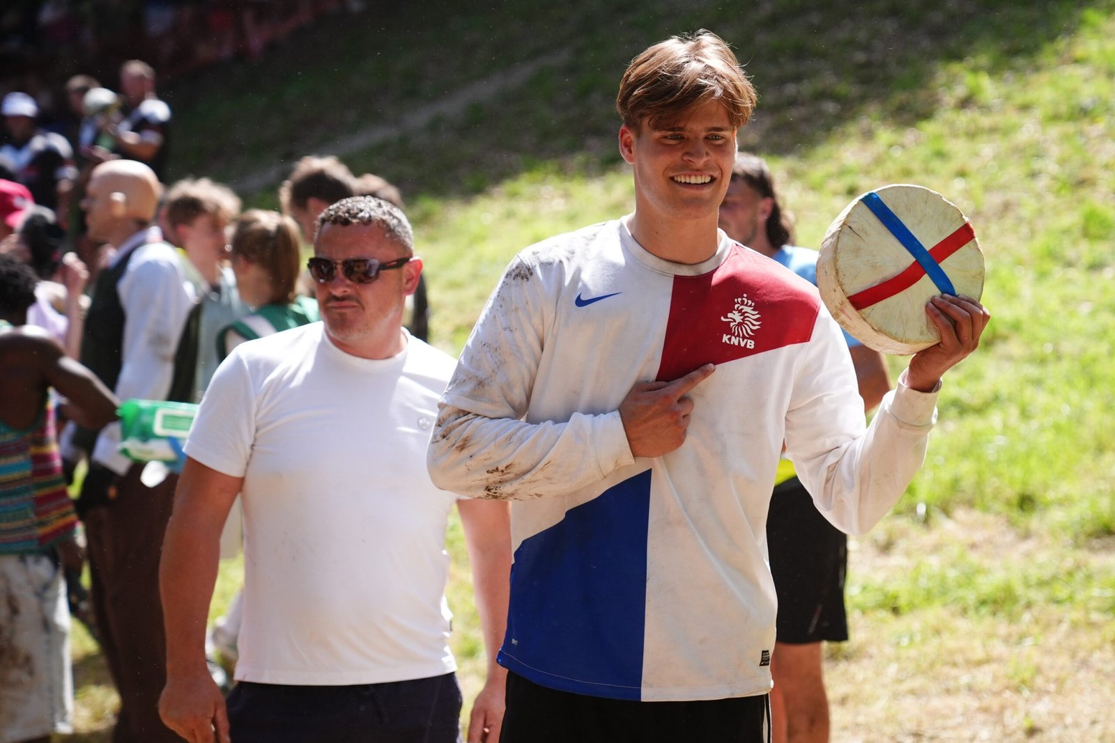 Cheese comes home: Dutchman wins historic British downhill race