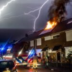 Lightning and storm damage end Dutch heatwave