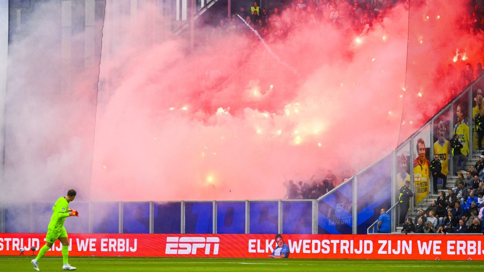 Feyenoord face ban from Nijmegen for setting off fireworks