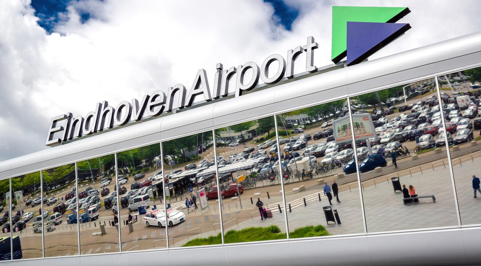 Naked woman crashes car through gates of Eindhoven Airport, stopping at parked planes