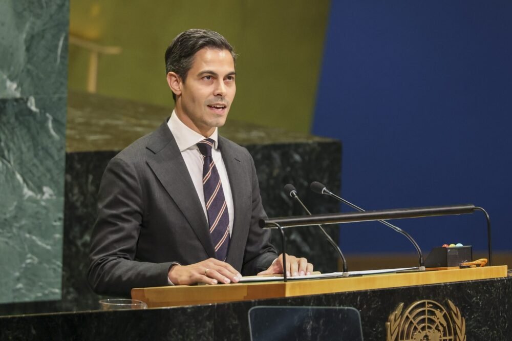Jetten pulls no punches at first UN speech