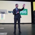 Jetten’s D66 conference speech interrupted by Gaza hecklers